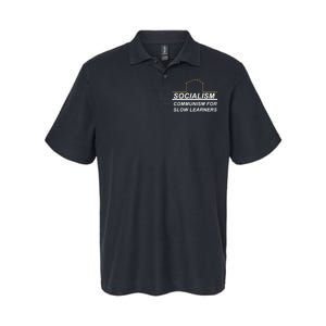 Socialism Is Communism For Slow Learners Softstyle Adult Sport Polo