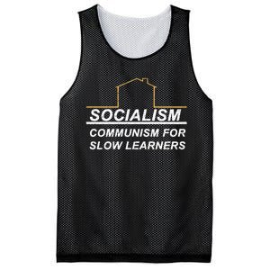 Socialism Is Communism For Slow Learners Mesh Reversible Basketball Jersey Tank