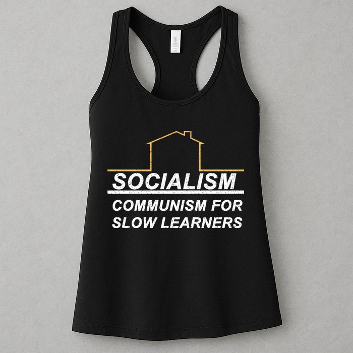Socialism Is Communism For Slow Learners Womens Tank Top