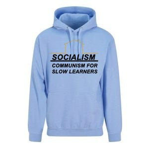 Socialism Is Communism For Slow Learners Unisex Surf Hoodie