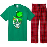 Sugar Irish Clover Skull St Patricks Day Pajama Set