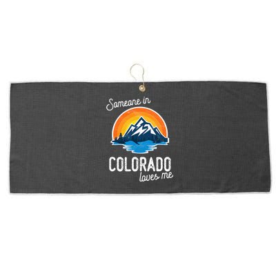 Someone In Colorado Loves Me Large Microfiber Waffle Golf Towel