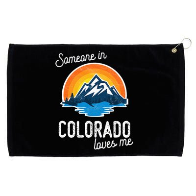 Someone In Colorado Loves Me Grommeted Golf Towel