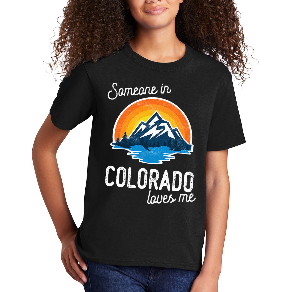 Someone In Colorado Loves Me Kids T-Shirt