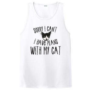 Sorry I Cant I Have Plans With My Cat Gift PosiCharge Competitor Tank