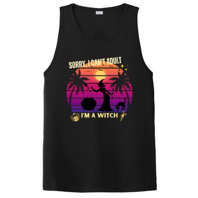 Sorry I Cant Adult I Am A Witch Cool Gift PosiCharge Competitor Tank