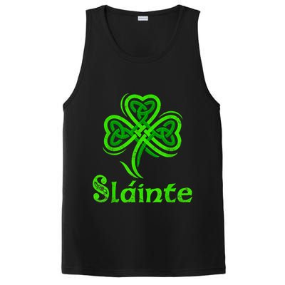 Slainte Irish Cheers Good Health St Patricks Day Slainte PosiCharge Competitor Tank