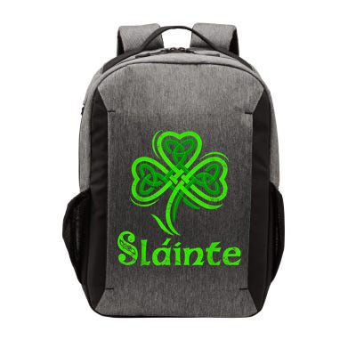 Slainte Irish Cheers Good Health St Patricks Day Slainte Vector Backpack
