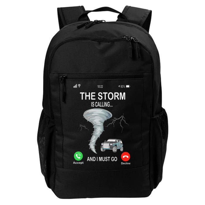 Storm Is Calling Funny Meteorologist Chasing Storm Chaser Backpack