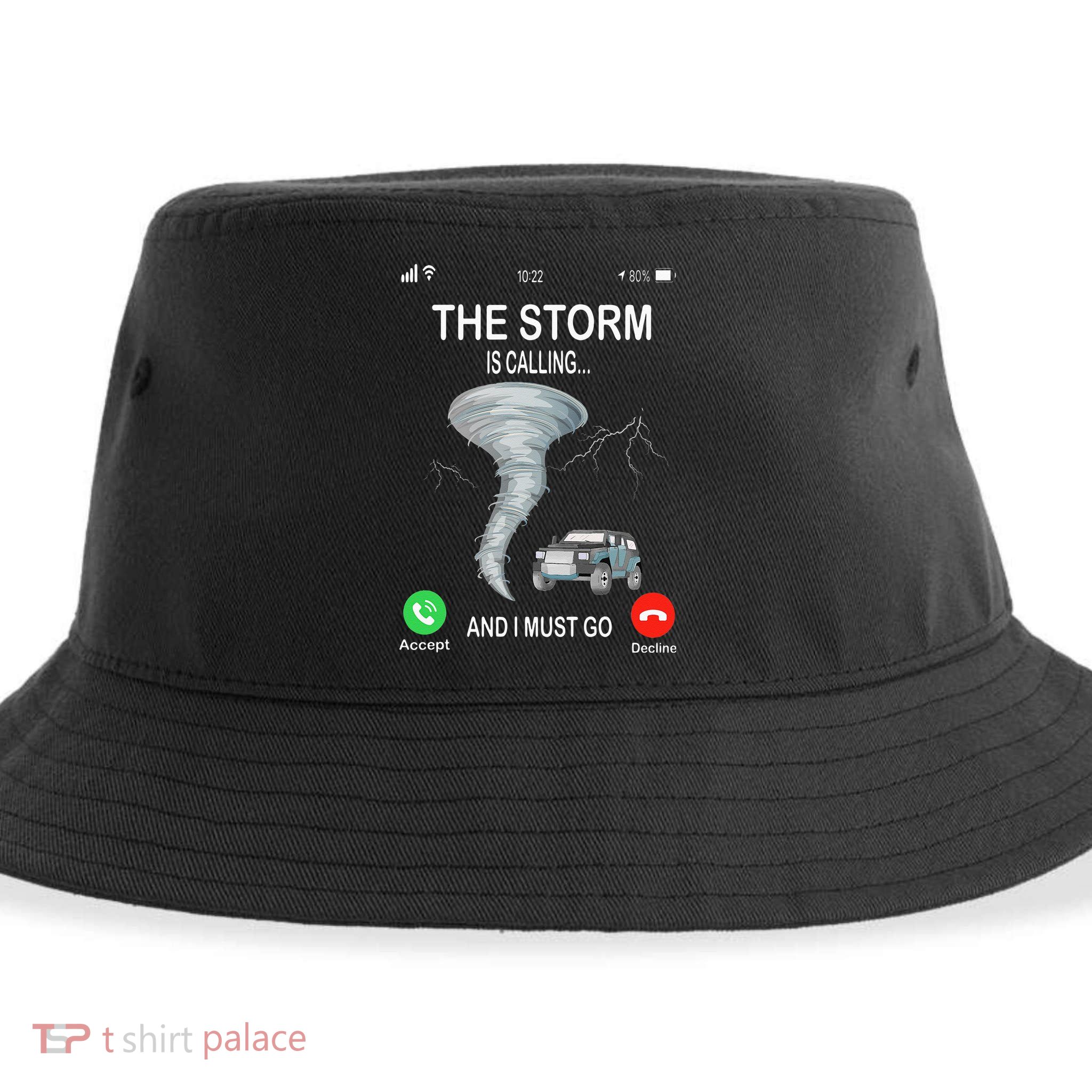 Storm Is Calling Funny Meteorologist Chasing Storm Chaser Sustainable Bucket Hat