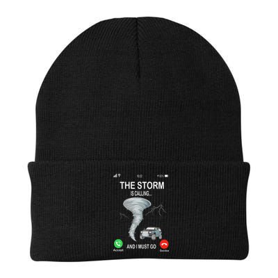 Storm Is Calling Funny Meteorologist Chasing Storm Chaser Beanie