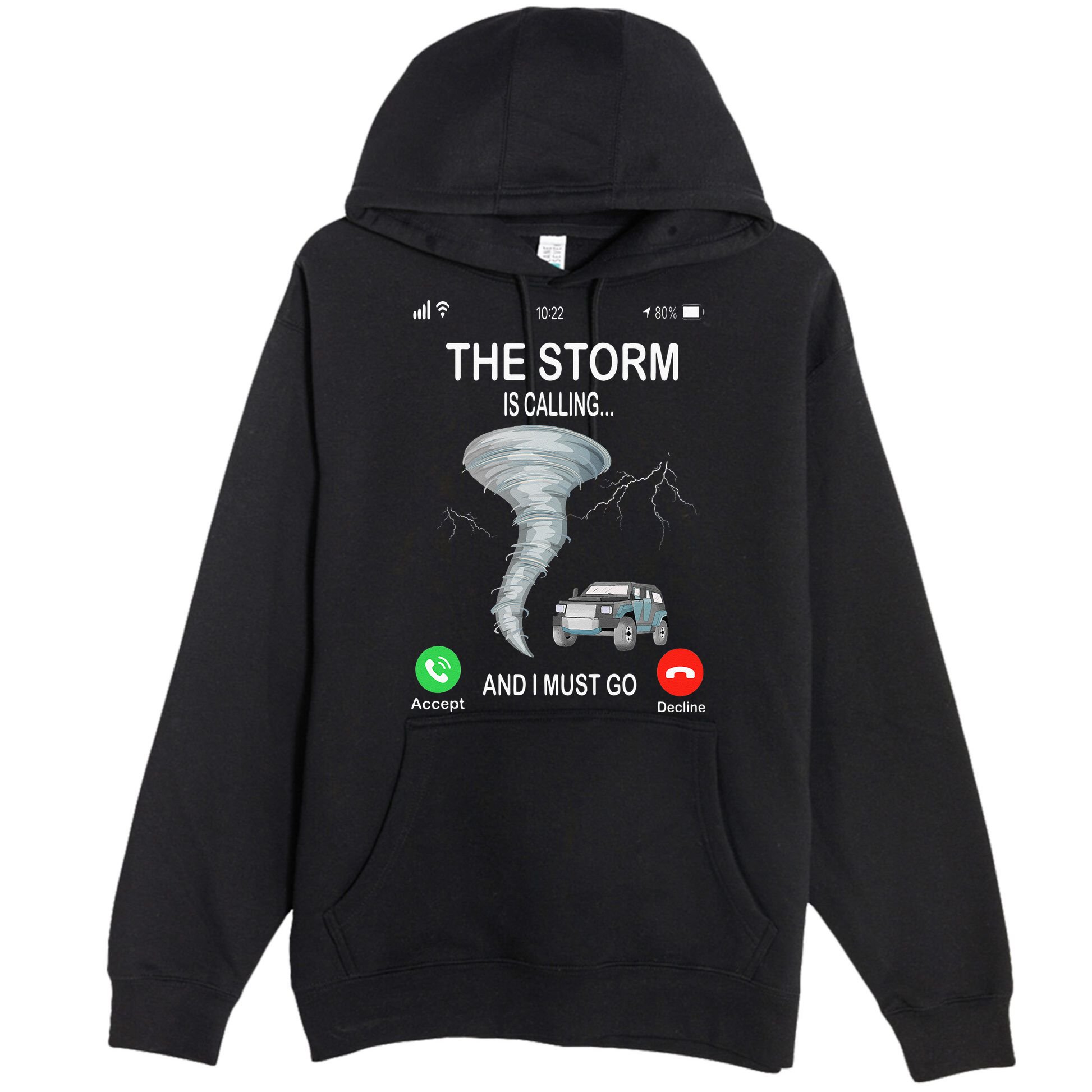 Storm Is Calling Funny Meteorologist Chasing Storm Chaser Premium Pullover Hoodie