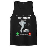 Storm Is Calling Funny Meteorologist Chasing Storm Chaser PosiCharge Competitor Tank
