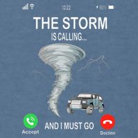 Storm Is Calling Funny Meteorologist Chasing Storm Chaser Garment-Dyed Sweatshirt