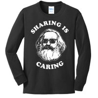 Sharing Is Caring Kids Long Sleeve Shirt