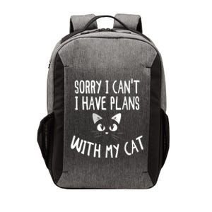 Sorry I CanT I Have Plans With My Cat Lovers Funny Cat Vector Backpack