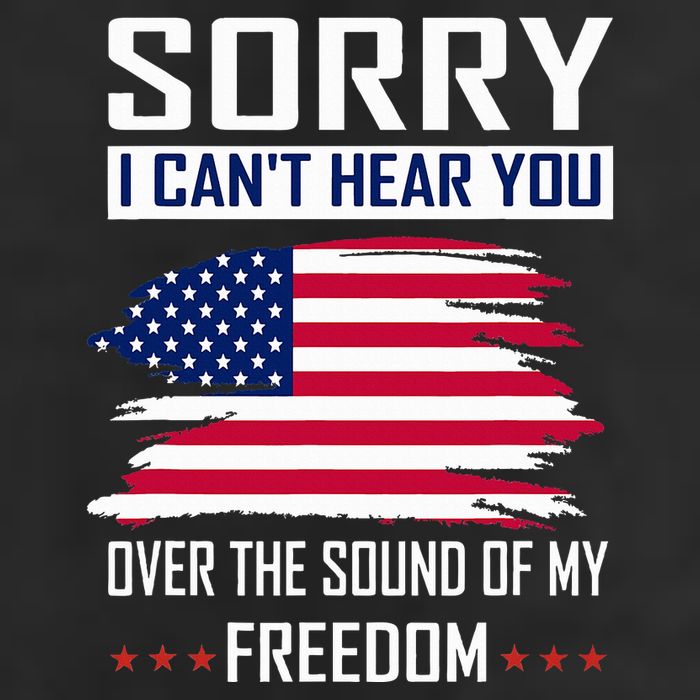 Sorry I CanT Hear You Over The Sound Of My Freedom 15oz Campfire Ceramic Mug