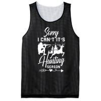 Sorry I CanT ItS Hunting Season With Deer Graphic Mesh Reversible Basketball Jersey Tank