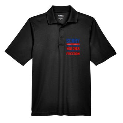 Sorry I can't hear you over the sound of my freedom tee Men's Origin Performance Pique Polo