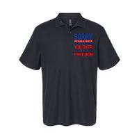 Sorry I can't hear you over the sound of my freedom tee Softstyle Adult Sport Polo