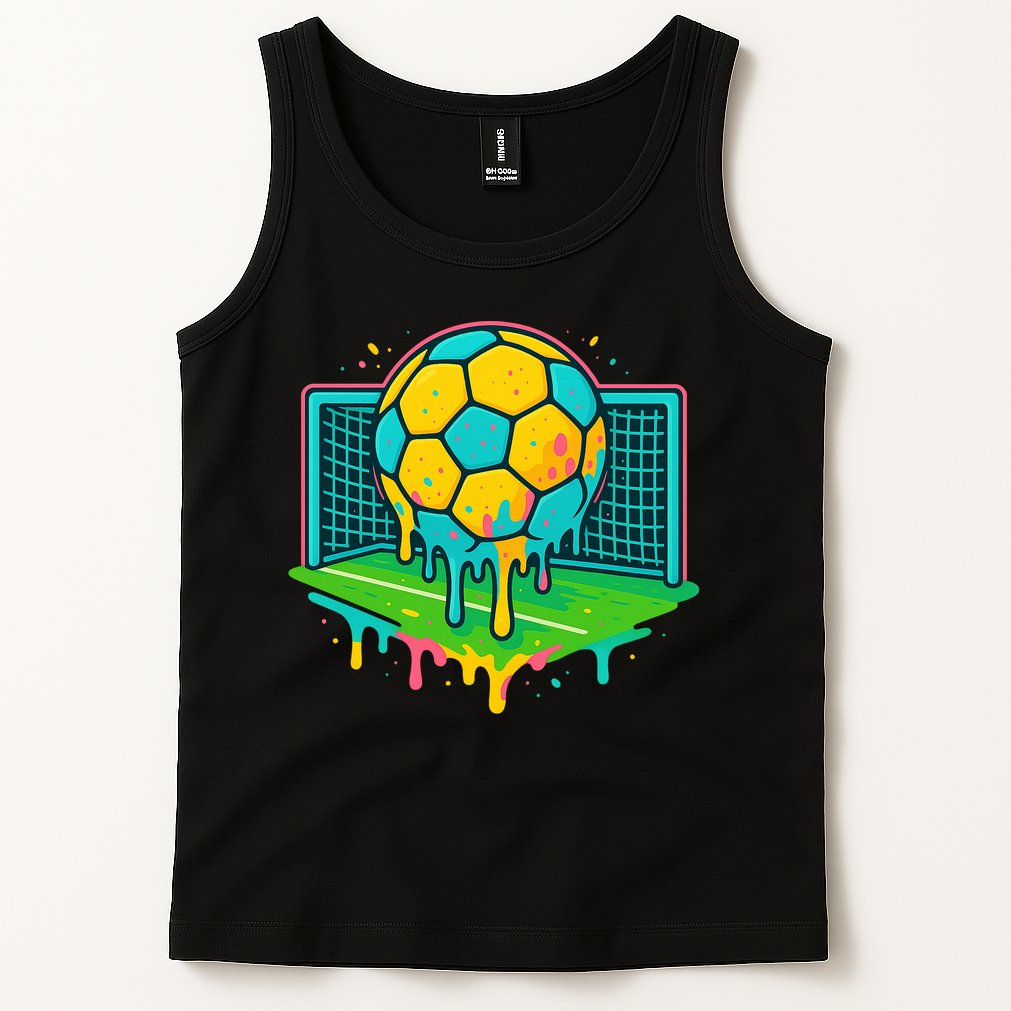 Soccer Ice Cream Drip Tank Top