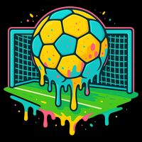 Soccer Ice Cream Drip Tank Top