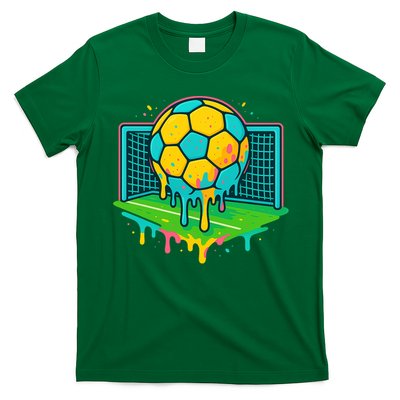 Soccer Ice Cream Drip T-Shirt