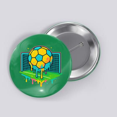 Soccer Ice Cream Drip Button