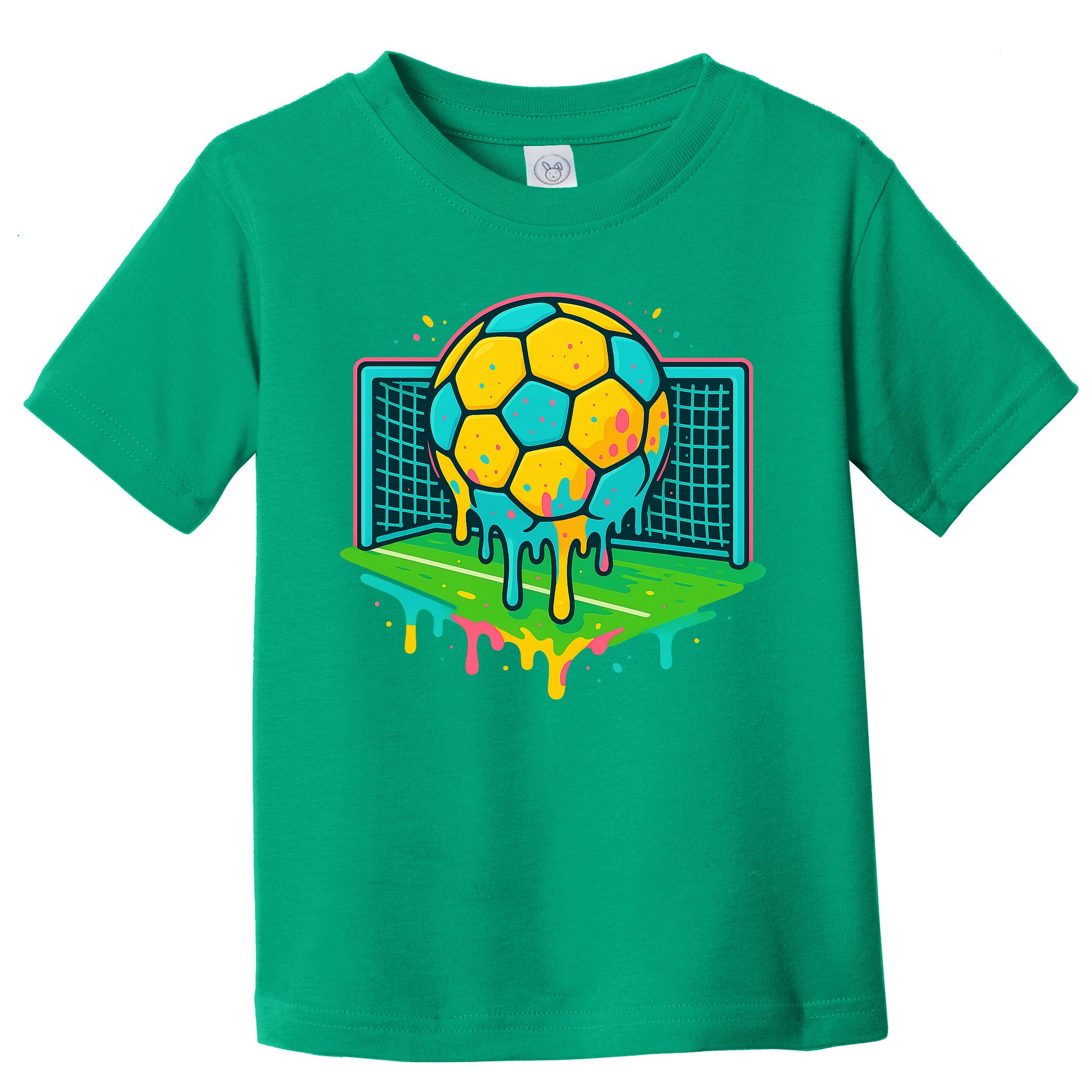Soccer Ice Cream Drip Toddler T-Shirt