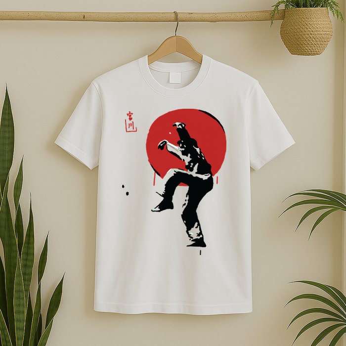 Sumi Ink Crane Kick T-Shirt