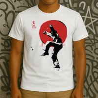 Sumi Ink Crane Kick T-Shirt