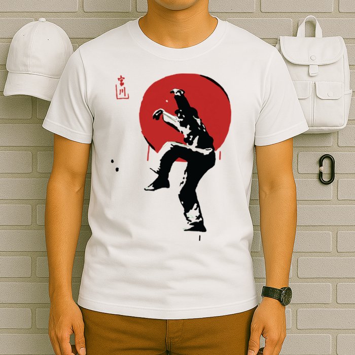 Sumi Ink Crane Kick T-Shirt