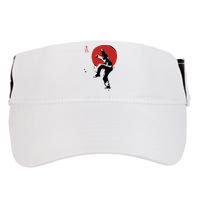 Sumi Ink Crane Kick Adult Drive Performance Visor