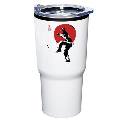 Sumi Ink Crane Kick Tumbler