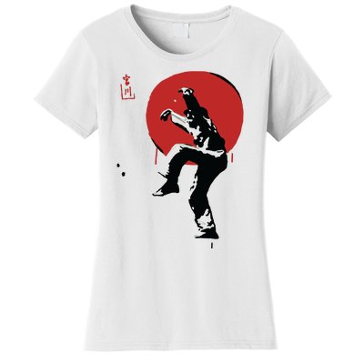 Sumi Ink Crane Kick Women's T-Shirt