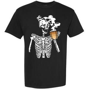 Skeleton Ing Coffee Black History Month Blm Melanin Great Gift Garment-Dyed Heavyweight T-Shirt