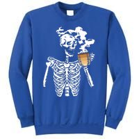 Skeleton Ing Coffee Black History Month Blm Melanin Great Gift Sweatshirt