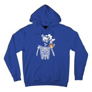 Skeleton Ing Coffee Black History Month Blm Melanin Great Gift Tall Hoodie