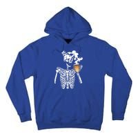 Skeleton Ing Coffee Black History Month Blm Melanin Great Gift Tall Hoodie