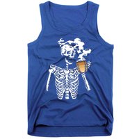 Skeleton Ing Coffee Black History Month Blm Melanin Great Gift Tank Top