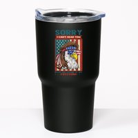Sorry I Cant Hear You Over The Sound Of My Freedom Eagle Tumbler