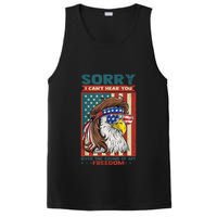 Sorry I Cant Hear You Over The Sound Of My Freedom Eagle PosiCharge Competitor Tank