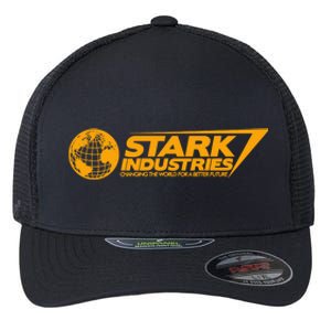 Stark Industries Changing The World For A Better Future Flexfit Unipanel Trucker Cap