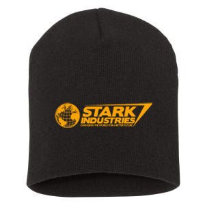 Stark Industries Changing The World For A Better Future Short Acrylic Beanie