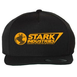 Stark Industries Changing The World For A Better Future Wool Snapback Cap