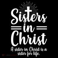 Sisters In Christ Is A Sister For Life 16 in Basic Backpack
