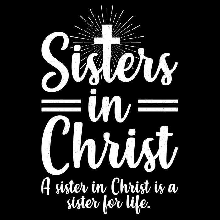 Sisters In Christ Is A Sister For Life Zip Tote Bag
