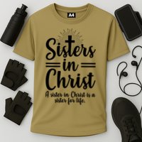 Sisters In Christ Is A Sister For Life Cooling Performance Crew T-Shirt