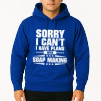Sorry I CanT I Have Plans With Soap Making Meaningful Gift Hoodie