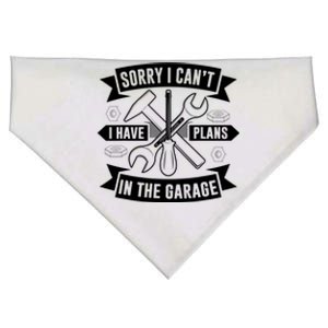 Sorry I Can't I Have Plans In The Garage Sayings Hobby Meaningful Gift USA-Made Doggie Bandana